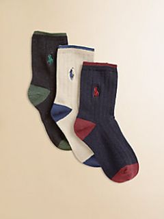Ralph Lauren   Toddler & Little Boys Dress Socks 3 Pack
