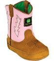 John Deere Boots Wellington 0185   Pink Leather (Infants/Toddlers)