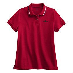 Womens Short Sleeve Tipped Basic Mesh Polo from LandsEnd Business 