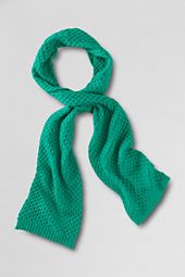 Womens Meridian Reversible Cable Scarf