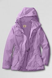 Lands End   Girls Fleece lined Navigator Rain Jacket customer 