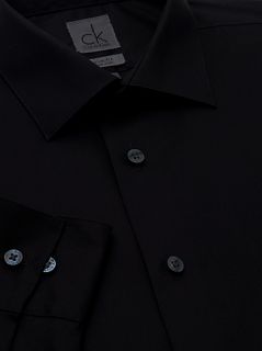 Buy CK Calvin Klein Smart Cotton Shirt, Black online at JohnLewis 
