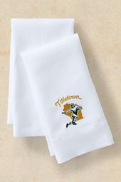 Embroidered Titletown Linen Guest Towels (Set of 2)