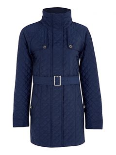 Buy Planet Belted Jacket, Navy online at JohnLewis   John Lewis