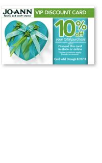 Become a Jo Ann VIP & save 10% on every purchase