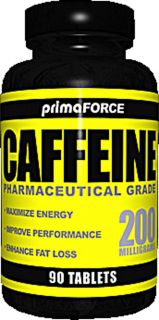 Primaforce Caffeine    200 mg   90 Tablets   Vitacost 