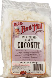Bobs Red Mill Coconut Flakes Unsweetened    12 oz   Vitacost 