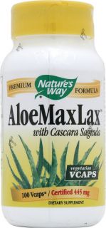 Natures Way AloeMaxLax™ with Cascara Sagrada    100 Vegetarian 