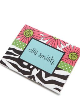Zebra Daisies Notecards   The Horchow Collection