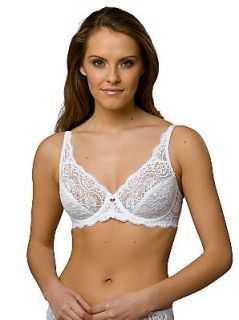 Buy Triumph Amourette 300 Underwired Full Cup Bra, White online at 