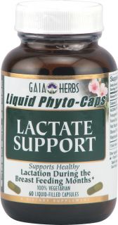 Gaia Herbs Lactate Support®    60 Vegetarian Capsules   Vitacost 