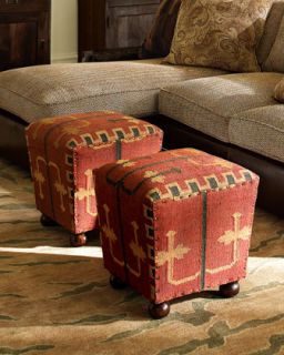 Kilim Cube   The Horchow Collection