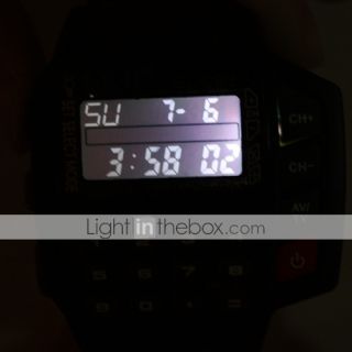 USD $ 7.19   EL Back Light Remote Control & Calculator Wrist Watch 