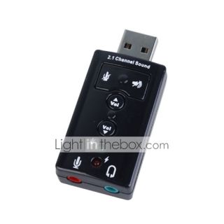 EUR € 8.82   C Media virtual 2.1 channel USB 2.0 de tarjetas de 