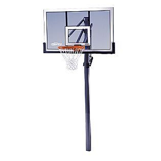 In Ground Basketball System with 54in Backboard   Fitness & Sports 