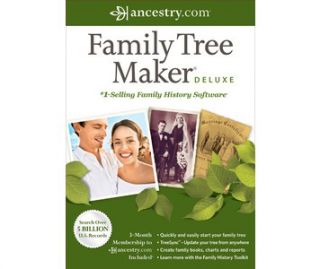 Buy Avanquest Family Tree Maker 2012 Deluxe, ancestry software, trace 