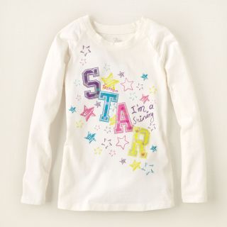 girl   raglan sleeve graphic tee  Childrens Clothing  Kids Clothes 