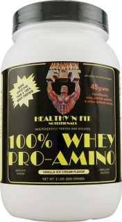 HealthyN Fit Nutritionals Whey Pro Amino™ Vanilla Ice Cream    2 