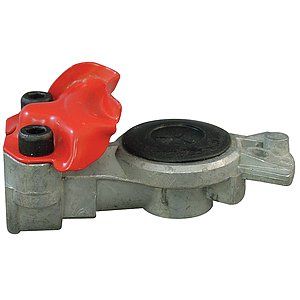 GEIB Glad Hand Fitting,Silver/Red   2ZJK2    Industrial Supply