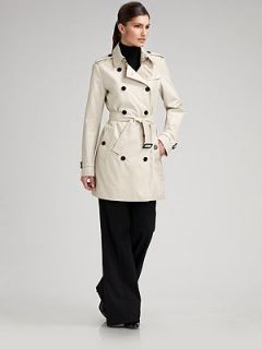 Burberry London   Double Breasted Trench Coat    