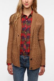 Coincidence & Chance Mixed Stitch Classic Cardigan   Urban Outfitters