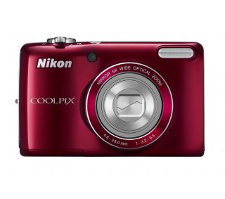 Buy NIKON CoolPix L26 Compact Digital Camera   Red  Free Delivery 