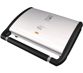 Buy GEORGE FOREMAN GRV120 Entertaining Health Grill   Silver  Free 