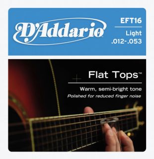 Addario EFT16 Flat Top PB Light Acoustic Guitar Strings  Musicians 