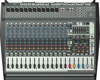 Behringer EUROPOWER PMP6000 20 Channel Powered Mixer  Musicians 