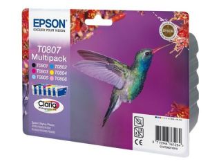 Epson T0807 Multipack Ink Cartridges  Ebuyer