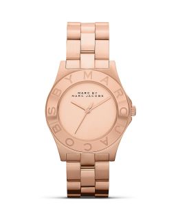 MARC BY MARC JACOBS Rose Gold New Blade Bracelet Watch, 36.5mm 