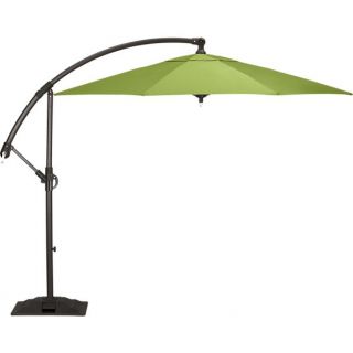 10 Round Sunbrella® Kiwi Free Arm Umbrella with Base in Outdoor 