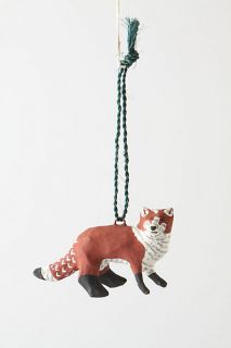 Forest Story Fox Ornament   Anthropologie
