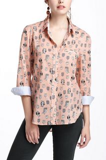 Hanalei Buttondown, Owls   Anthropologie