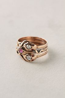 Snake Triple Ring   Anthropologie