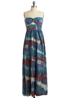 La Maxi Boheme Dress by Sugarhill Boutique   Tie Dye, Bows, Buttons 