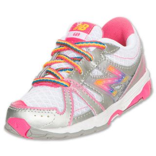 New Balance 689 Toddler Shoes  FinishLine  Silver/Pink