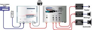 AudioControl DQX (Silver) 2 channel digital equalizer with 3 way 