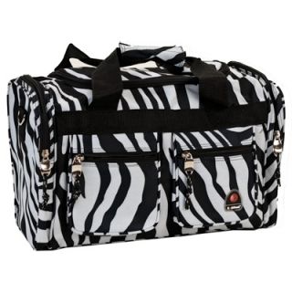 Rockland 19 Inch Carry On Tote Bag   Zebra  Meijer