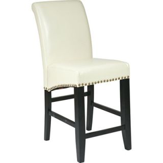 OSP Designs 24 Inch Parsons Bar Stool with Nail Head Trim  Meijer
