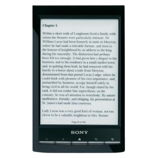 Sony eBook Reader Wi Fi (PRS T1BC) 15,24 cm (6) schwarz mit 