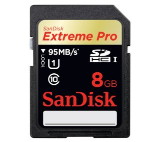 SANDISK Extreme Pro Class 10 SDHC Memory Card   8GB Deals  Pcworld