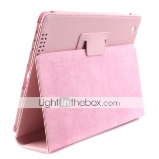 USD $ 15.19   Litchi Grain Slim PU Leather Case and Stand for Apple 
