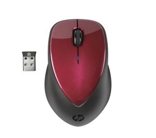 HP H1D33AA X4000 Wireless Laser Mouse   Ruby Red Deals  Pcworld