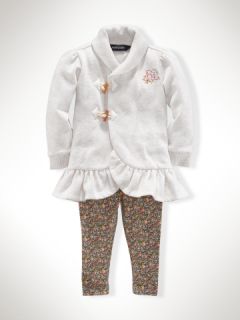 Toggle Tunic & Floral Legging   Infant Girls Sets   RalphLauren