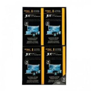 Antec 3X Cleaning Wipes 100Pk  Ebuyer