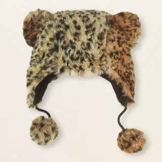 girl   leopard faux fur hat  Childrens Clothing  Kids Clothes  The 