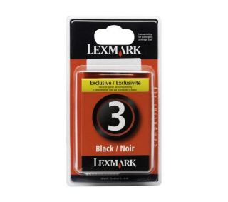 LEXMARK No. 3 Black Ink Cartridge Deals  Pcworld