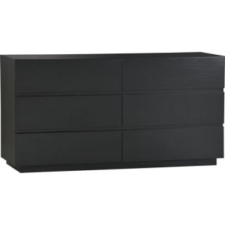 Pavillion Black 6 Drawer Dresser in Dressers, Chests  Crate and 