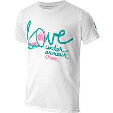 UNDER ARMOUR Girls Love Graphic Short Sleeve T Shirt 